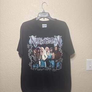Vintage 1990 Nelson After The Rain Tour T-Shirt.  Size Large. Single Stitch
